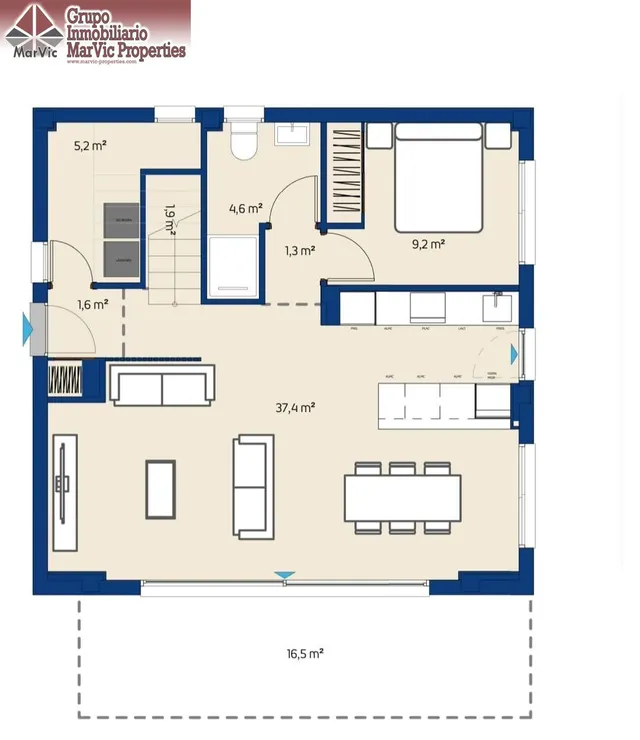 Modernas villas de 3 dormitorios con garaje y amplias terrazas en Finestrat hills — 6