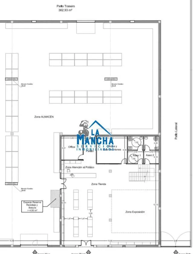 INMOBILIARIA LA MANCHA VENDE NAVE INDUSTRIAL EN EL POLÍGONO 