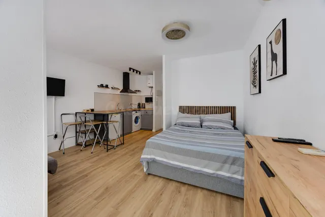 Elegante estudio reformado y luminoso con balcón cerca del m