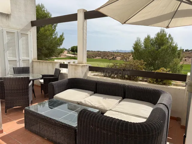 Apartamento esquinero de 2 habitaciones con vistas al campo de golf – condado de alhama golf resort — 12