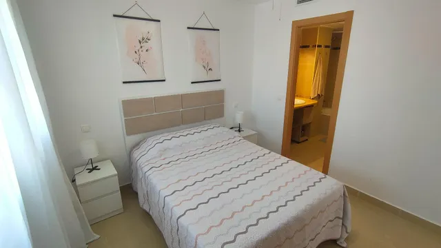 Apartamento de 1 dormitorio con terraza y piscina en Urbanización Milenio III en San Juan de los Terreros — 17