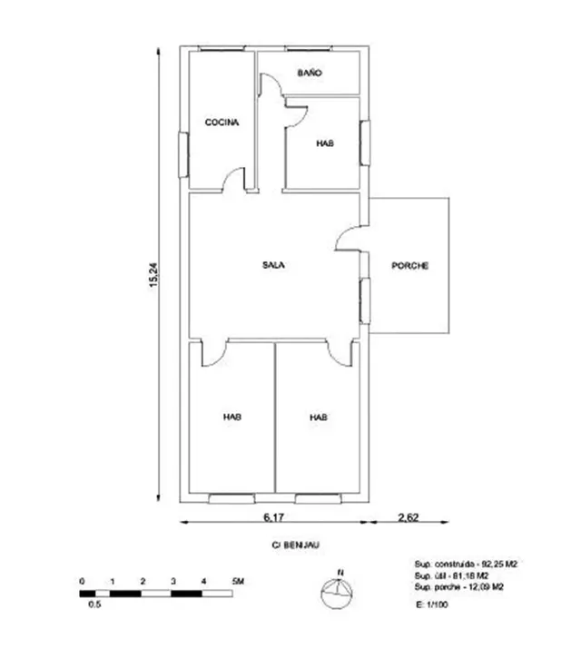 CASA OKUPADA EN VENTA CON TERRENO EN URBANIZACION - foto 5