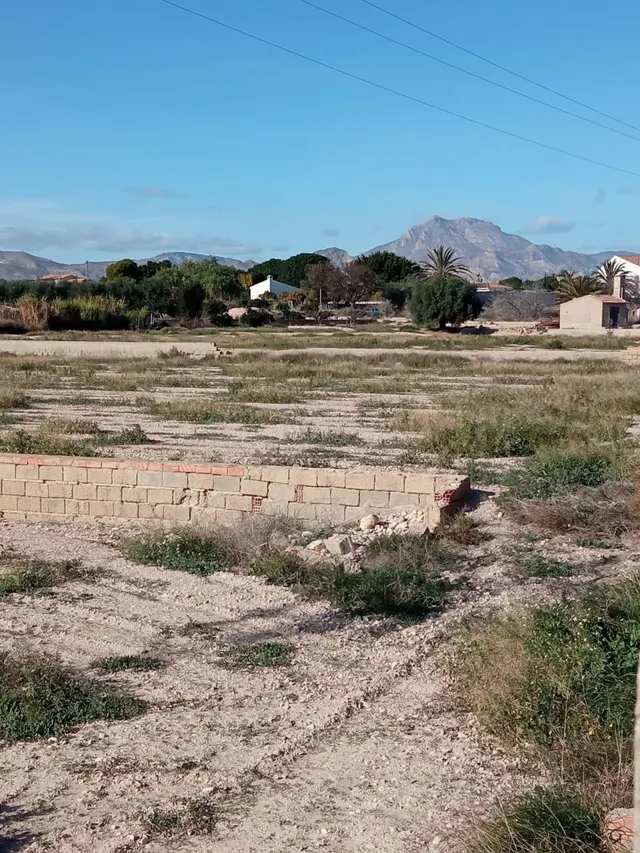 Parcela rústica ubicada a solo 12 km del centro de Alicante 