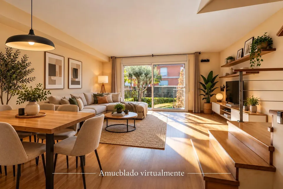 EN EXCLUSIVA CASA ADOSADA CON TERRAZAS Y MUCHO ESPACIO EN SANTA SUSANNA