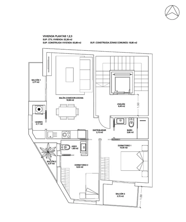 Apartamento 2 habitaciones 63m² en venta - Bigastro — 19