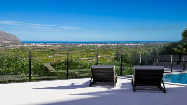 Villa con piscina privada y vistas al mar en venta en Monte Solana Pedreguer. Costa Blanca. — 12