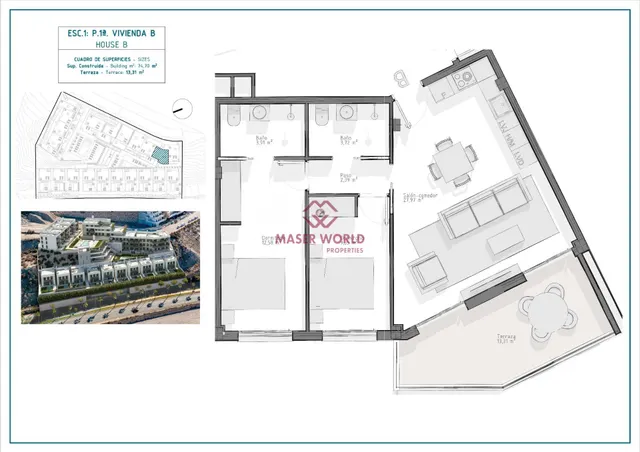 COMPLEJO RESIDENCIAL DE OBRA NUEVA EN AGUILAS — 8