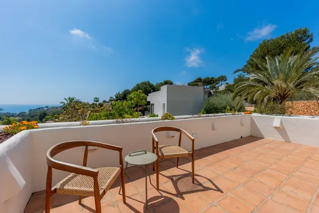 Villa de Estilo Finca Mediterránea con Vistas al Mar en Moraira — 37