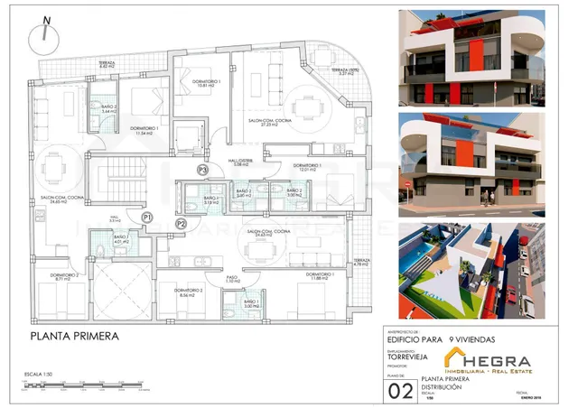 Se vende solar con proyectos y licencias de obra en Torrevieja, zona Habaneras — 7