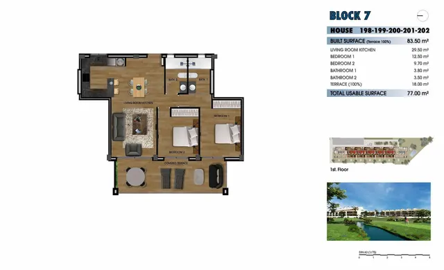Apartamento moderno en campo de golf, Los Alcázares — 12