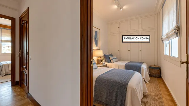 Vivienda en quinta planta con vistas panorámicas, luminosa, con 5 amplias habitaciones. — 37