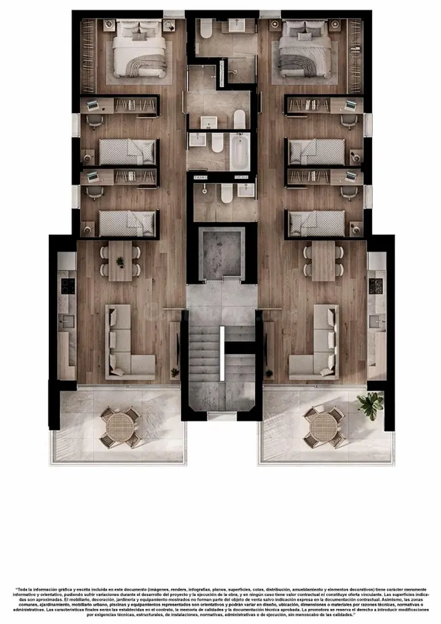 ÁTICO CON TERRAZAS DE 85M Y PISCINA PRIVADA !! VIVE DIFERENT - foto 4