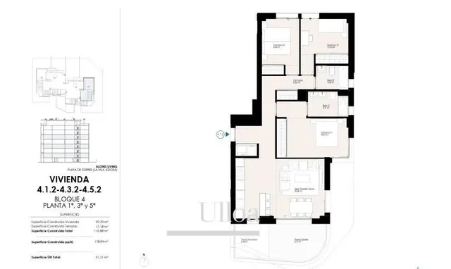 Moderno apartamento de 3 habitaciones a pocos pasos del mar — 22