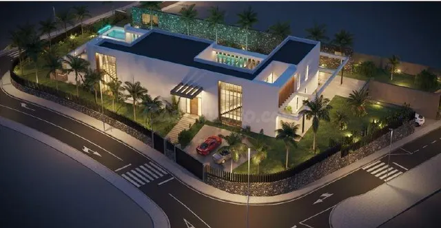Parcela residencial en la Caleta con licencia y proyecto par
