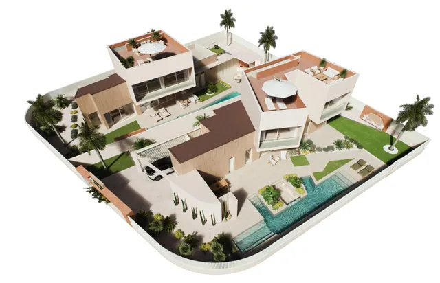 Villa 3 habitaciones 245m² en venta - Altos de Campoamor — 44