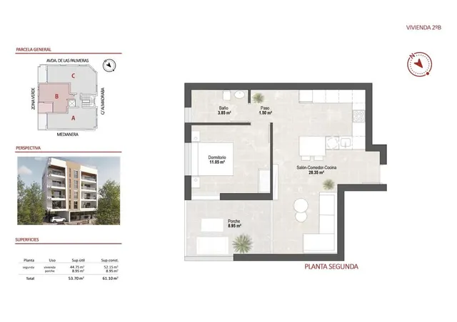 Apartamento 1 habitación 52m² en venta - LA PUNTICA — 8