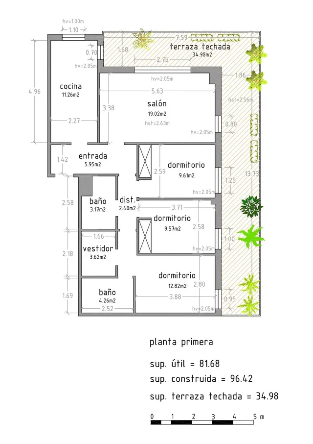 Piso de 3 dormitorios con terraza en La Casería — 39