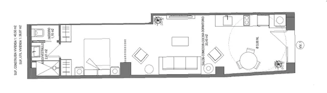Estudio en venta en Avenida de Madrid — 23