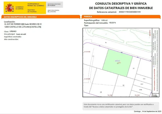 EN VENTA PARCELA SUELO TERCIARIO ZONA AVDA. HNOS BOU - foto 3
