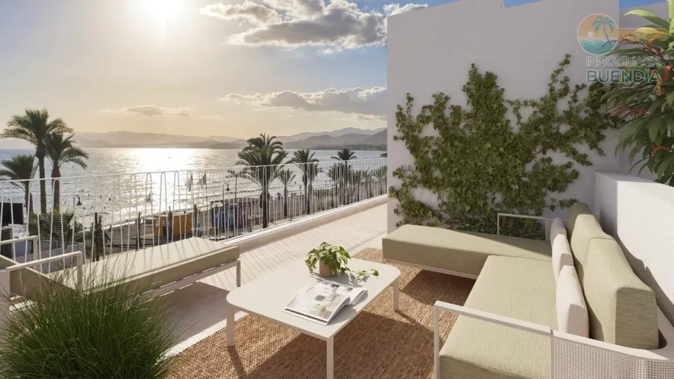 Duplex en la azohia con vistas al mar de obra nueva