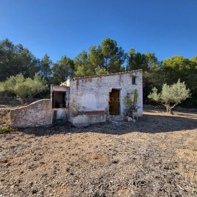 Finca Rústica con caseta de campo para rehabilitar, vistas m