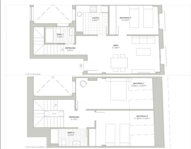 DÚPLEX DE OBRA NUEVA · 3 DORMITORIOS · 2 BAÑOS · EXTERIOR CALLE SAN ANTONIO — 20