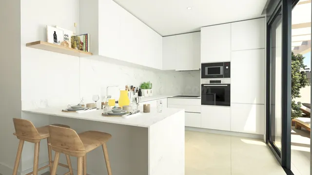 Ático de 2 dormitorios, 2 baños, terraza + solarium con vist - foto 5