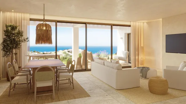 Vistas panorámicas al mar Mediterráneo en resort en primera línea de playa — 11