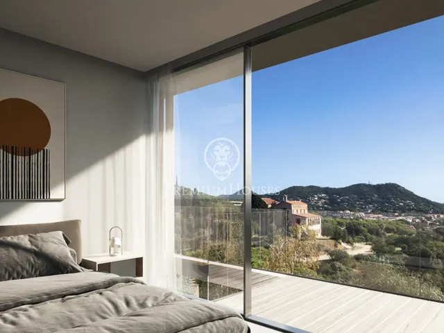 Obra Nueva en construcción en Premià de Dalt con vistas mar - Costa Barcelona — 16