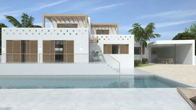 Villa de nueva construcción con vistas al mar cerca de Moraira — 2
