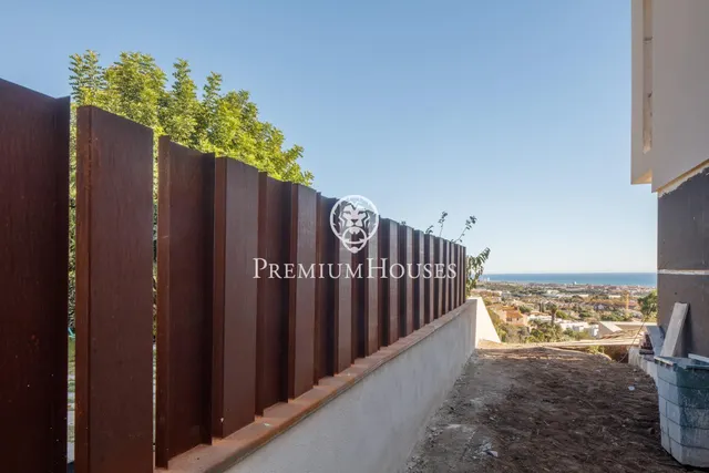 Obra Nueva en construcción en Premià de Dalt con vistas mar - Costa Barcelona — 41