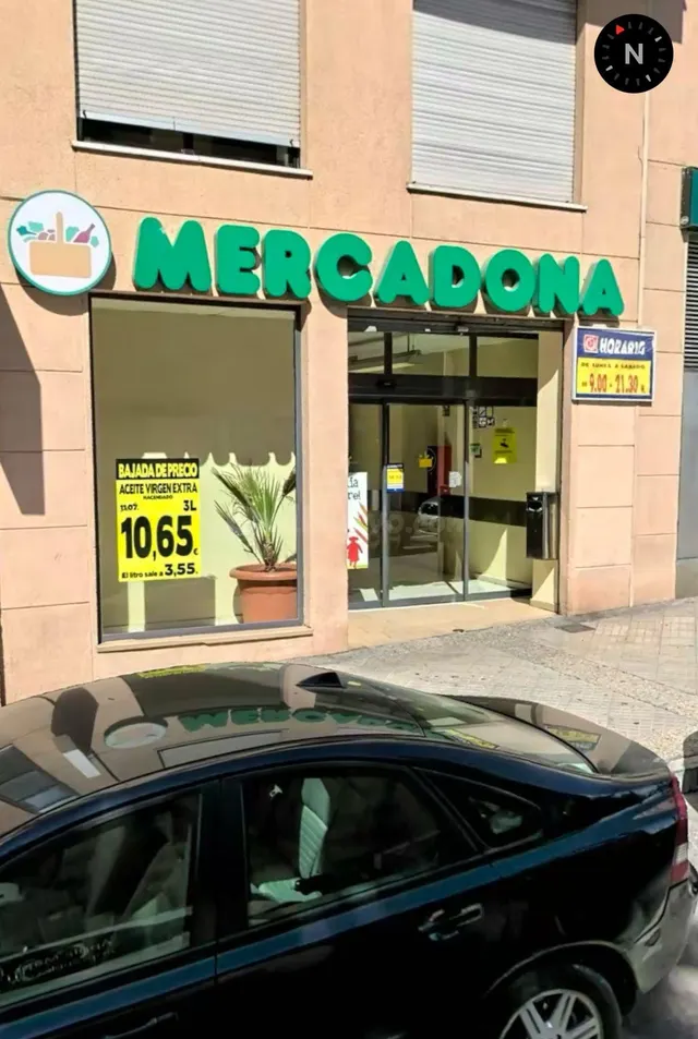 4500 metros en el centro de la ciudad.