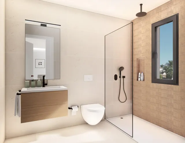 Bungalows de nueva construcción con piscina privada en San Pedro del Pinatar — 12