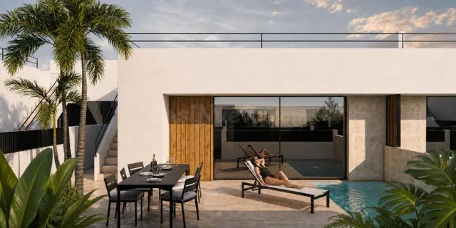 Villa adosada de nueva construcción con 3 domitorios en Cond