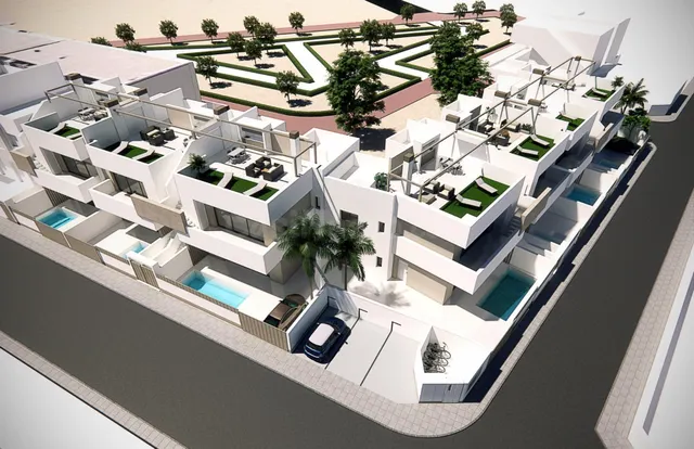 Bungalows de nueva construcción en venta en Pilar de la Horadada, a 3 km de la playa — 3