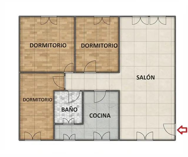 Piso 3 habitaciones 73m² en venta - Carranque — 15