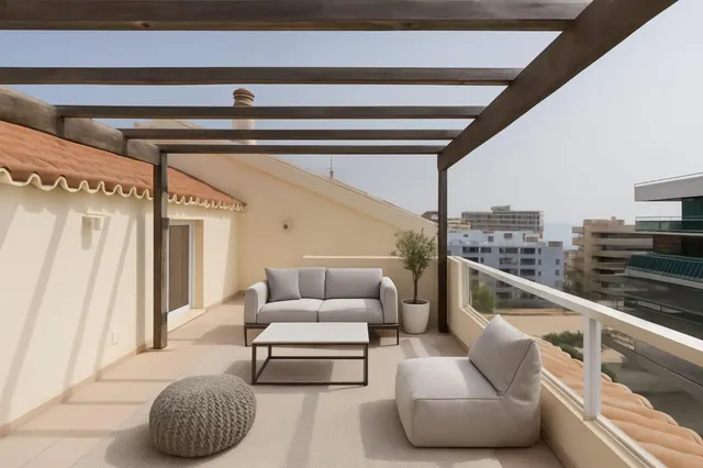 Amplio y céntrico ático con terraza y vistas al mar en Fuengirola — 5