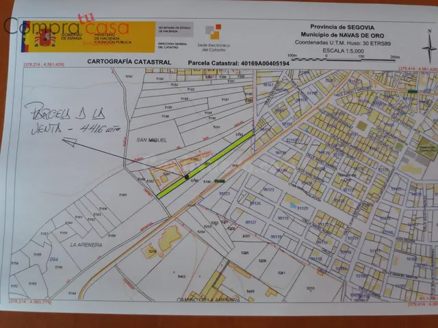VENTA.-.PARCELA EN NAVAS DE ORO.-.SEGOVIA.-.