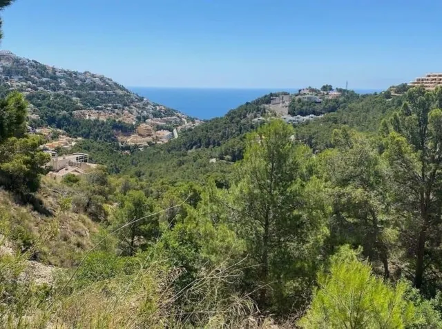 Vistas al mar, terreno en ALTEA para 1 chalet grande , en venta OPORTUNIDAD! — 2