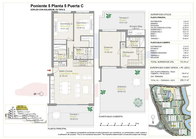 Ático 3 habitaciones 230m² en venta - Campana garden — 26