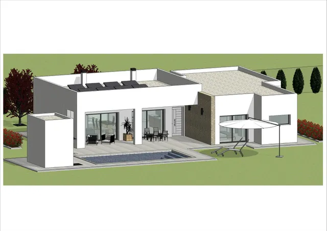 Villas de obra nueva situadas en término de Aspe. — 7