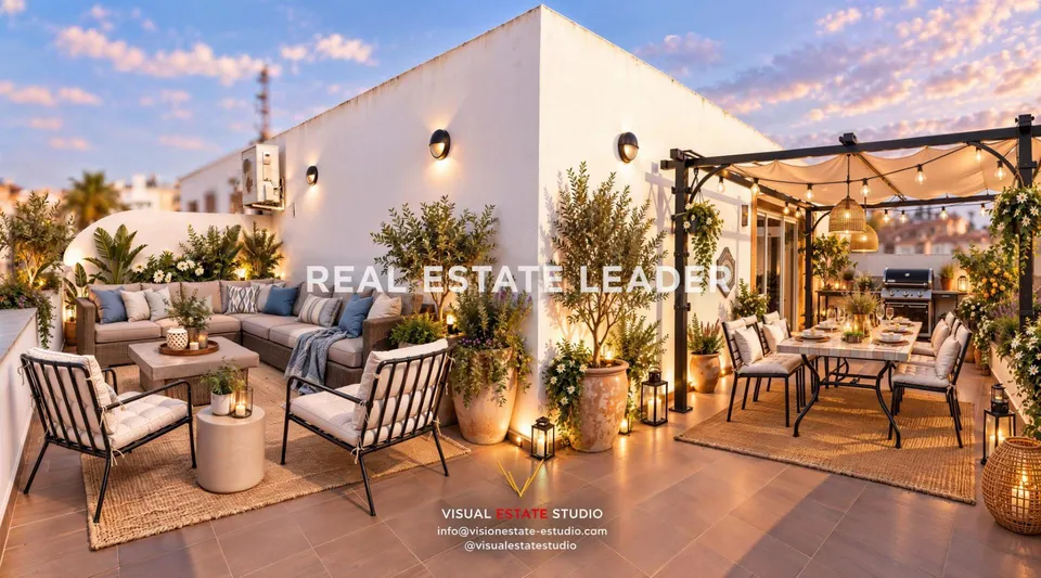 UNA TERRAZA DONDE LA CASA RECIBE UN NUEVO AIRE Y SE CONVIERTE EN UN ÁTICO DE LUJO!!