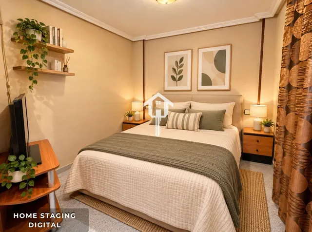 Piso para reformar en venta en Alicante. zona de los ángeles, 2 habitaciones, salón, baño con bañera, 50m2, segunda planta sin ascensor. — 27