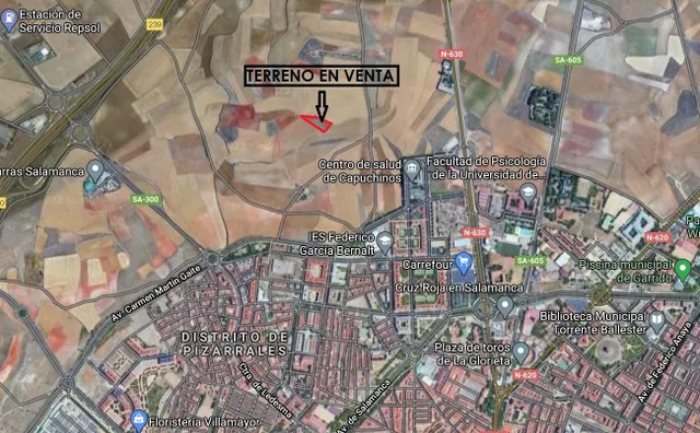 VENTA DE SUELO URBANIZABLE EN ZONA NORTE DE SALAMANCA. — 2