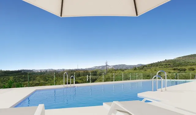 Atico DUPLEX a ESTRENAR , con 3 dorm., amplia terraza y solarium, VISTAS AL MAR. En Mijas Costa, cerca del MAR, GOLF y MONTAÑAS!!! — 5