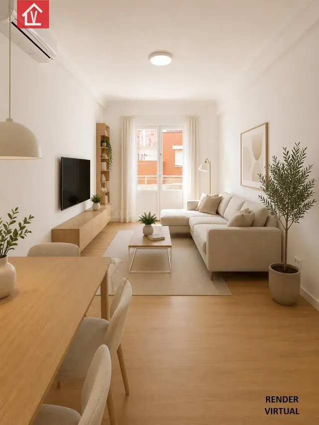 Creu de barbera! Piso de 3 habitaciones, balcón,  junto al Parque del Valles! — 2