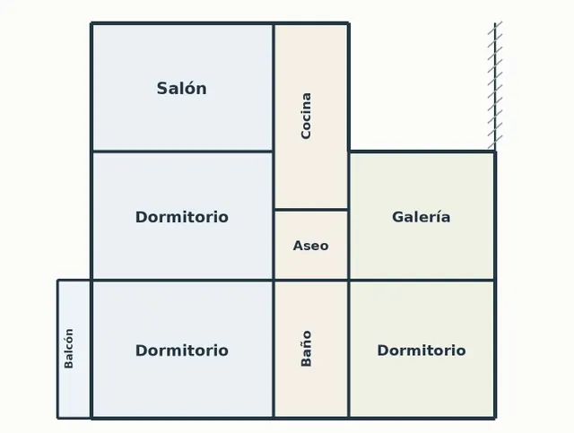 Vivienda de 3 dormitorios con balcón en Plaza Madrid, Elche (Alicante) — 27