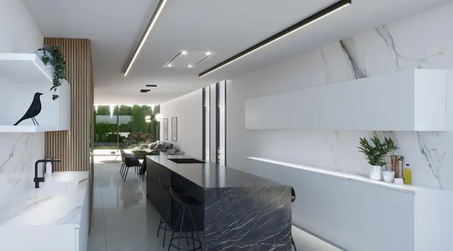 Exclusivas villas de nueva construcción con piscina privada en La Nucía, cerca de Benidorm — 4