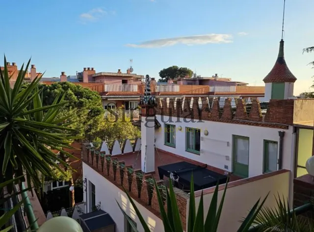 Exclusivo ático de alquiler temporal con terrazas en finca modernista en Sarrià-Pedralbes — 6