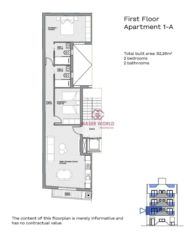Modernos apartamentos de nueva construcción en el corazón de Torrevieja, a solo 600 m del mar — 7